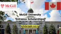 McGill University Entrance Scholarships