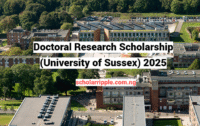 Doctoral Research Scholarship (University of Sussex) 2025