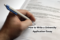 How to Write a University Application Essay